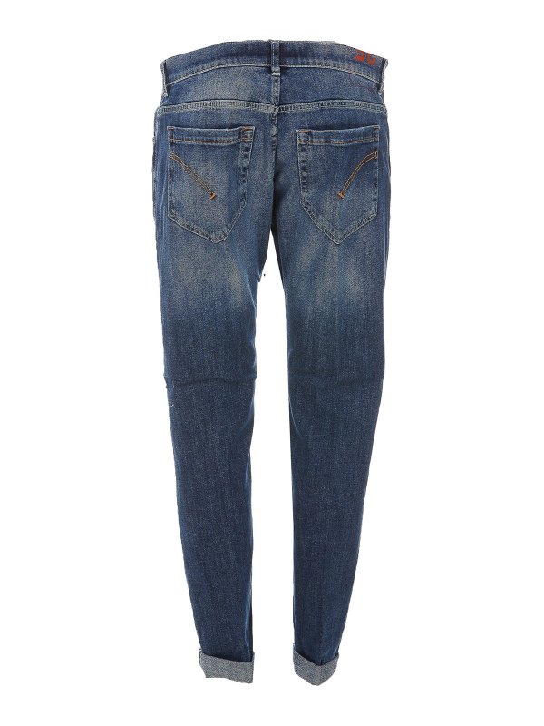 DONDUP: jeans dritti, a sigaretta online - Jeans in denim