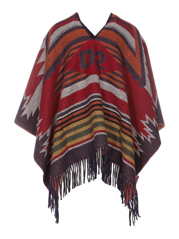 DSQUARED2: Capes & Ponchos online - Cape - Rot
