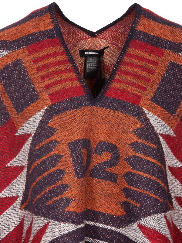 iKRIX DSQUARED2: Capes & Ponchos - Cape - Rot