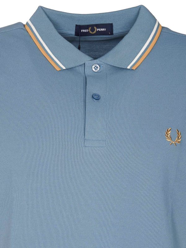 Fred Perry ポロシャツ - ライトブルー | M3600Q43
