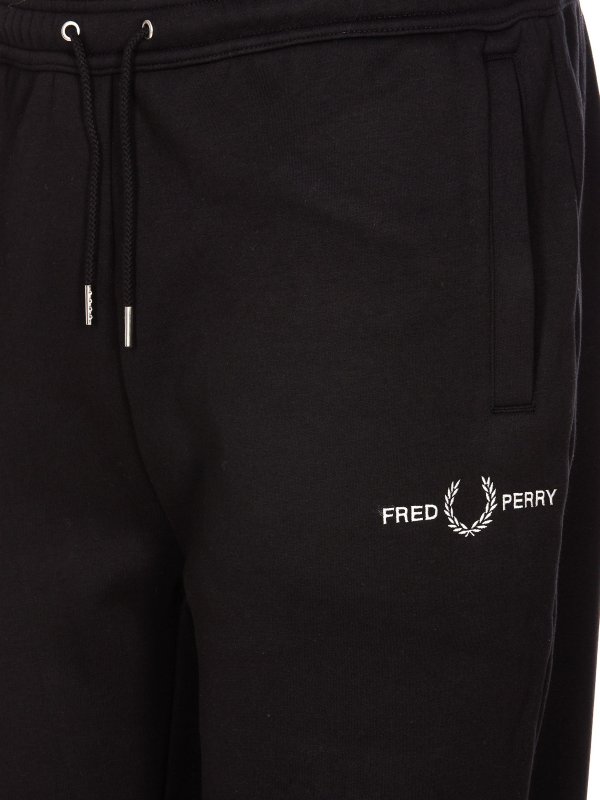 Cotton joggers shop online: FRED PERRY