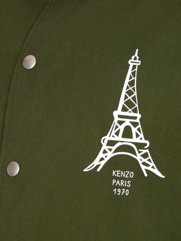 Front logo printed jacket shop online: KENZO