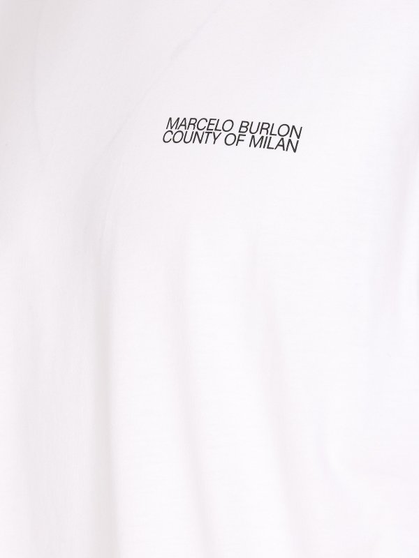 Front logo T-shirt shop online: Marcelo Burlon County Of Milan