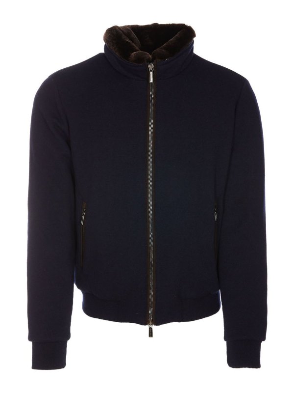 MOORER: Chaquetas casual - Chaqueta Casual - Azul