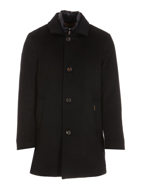 MOORER: padded coats - Tech fabric padded coat