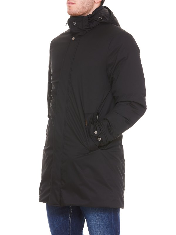 MOORER: ダウン・ハイテクジャケット online - ダウンジャケット - 黒