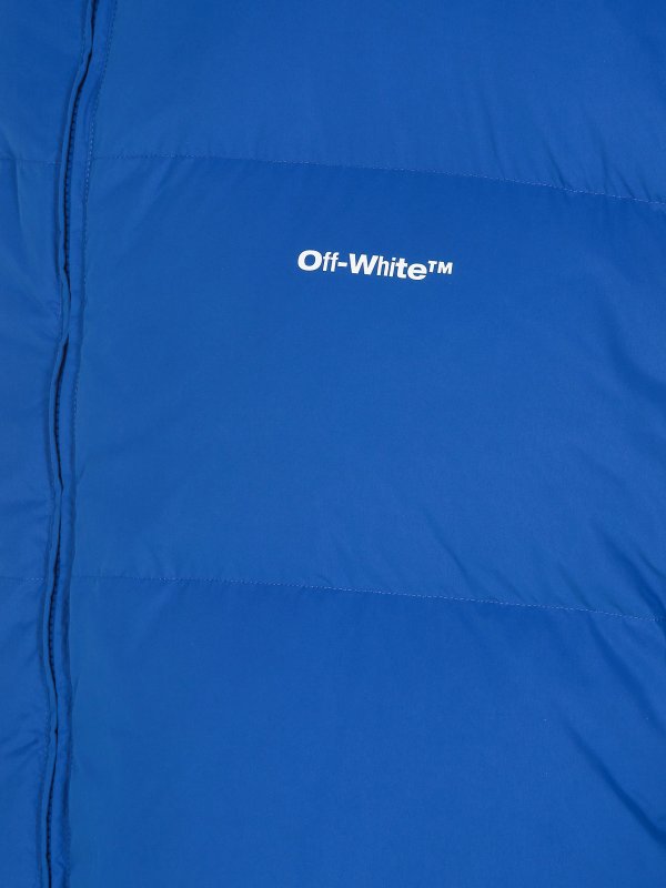ダウンジャケット - ブルー shop online: OFF-WHITE