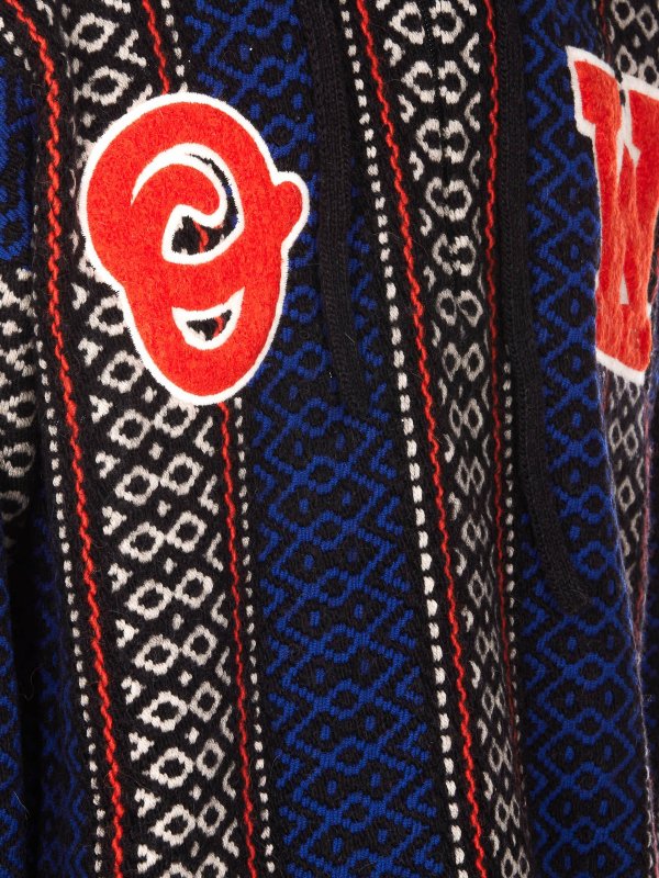 Rundhalspullover - Braun shop online: OFF-WHITE