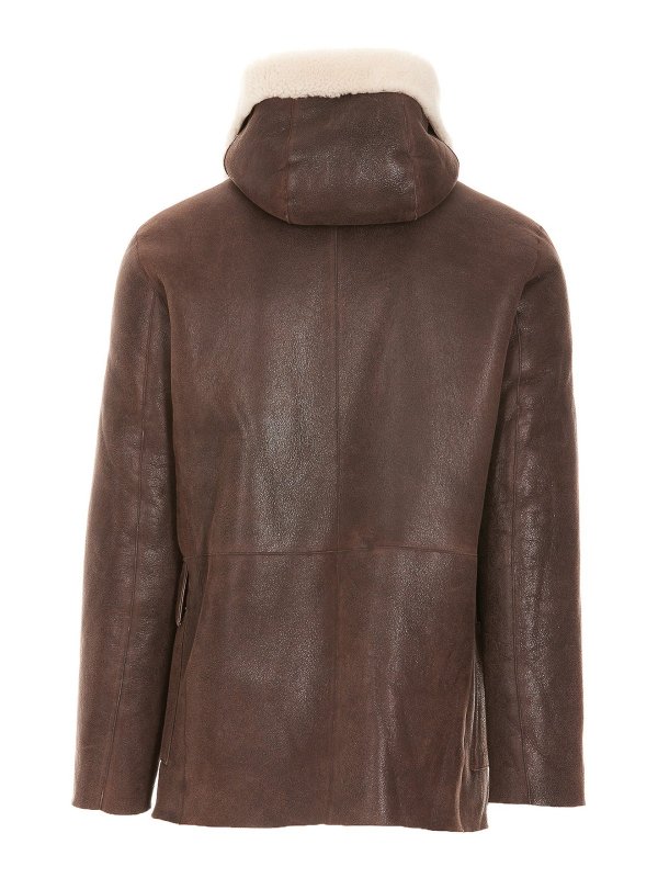 S.W.O.R.D 6.6.44: Manteaux en cuir online - Manteau En Cuir - Marron