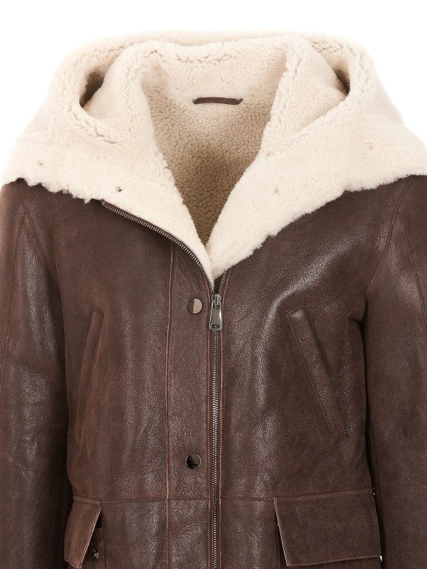 iKRIX S.W.O.R.D 6.6.44: Manteaux en cuir - Manteau En Cuir - Marron