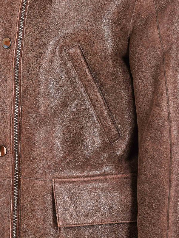 Manteau En Cuir - Marron shop online: S.W.O.R.D 6.6.44