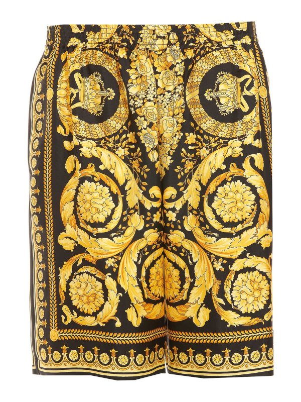 VERSACE: Shorts - Shorts - Dorado