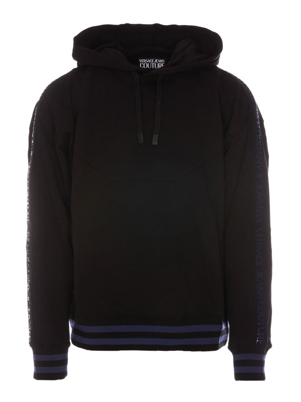 Versace Jeans Couture: Sudaderas y suéteres - Sudadera - Negro