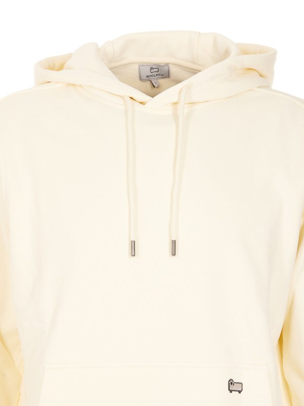 iKRIX WOOLRICH: Sweatshirts & Sweaters - Front logo patch hoodie