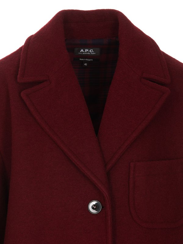 iKRIX A.P.C.: Abrigos semilargos - Abrigo Midi - Burdeos