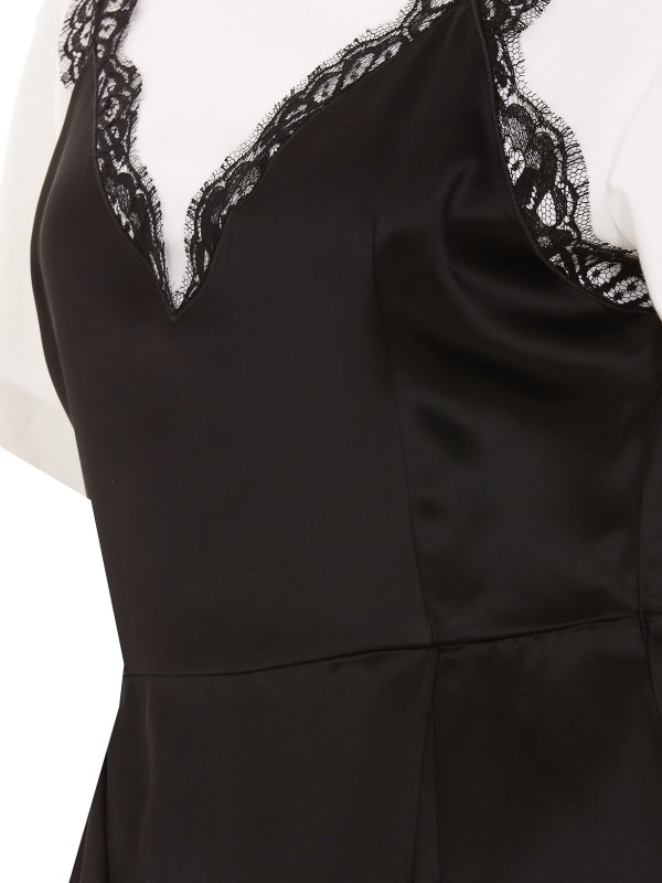 マキシドレス - 白 shop online: ALEXANDER MCQUEEN