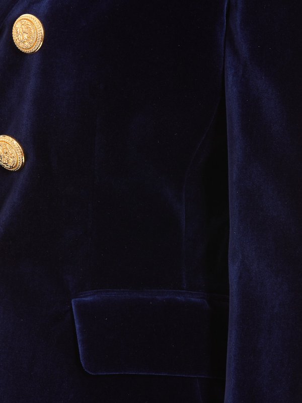 Giacca in velluto shop online: Balmain