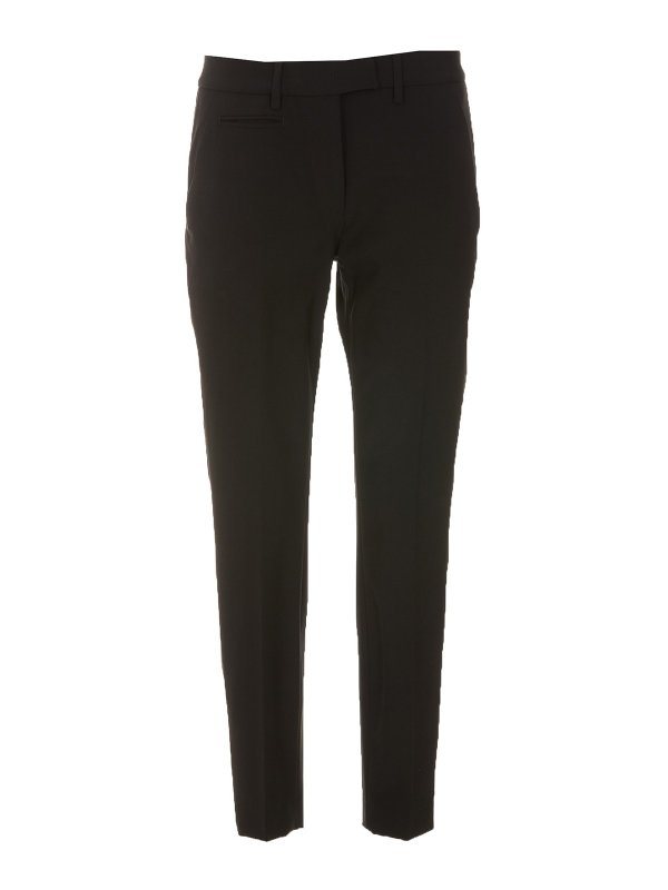 DONDUP: カジュアルトラウザー - カジュアルパンツ - 黒