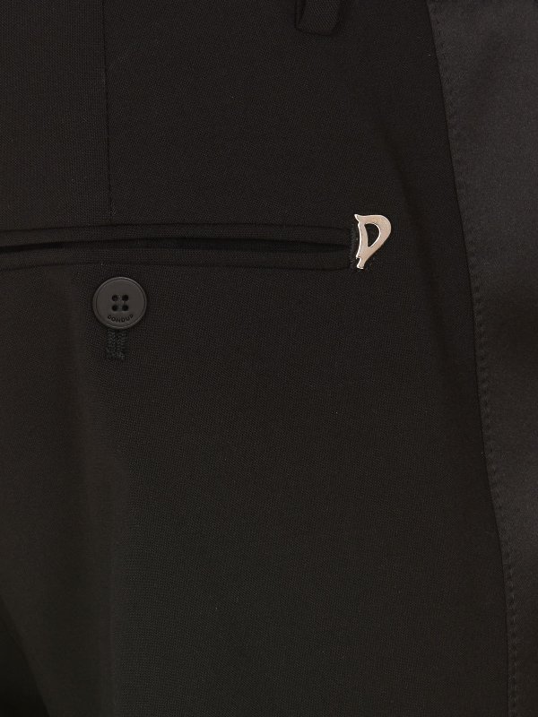 iKRIX DONDUP: カジュアルトラウザー - カジュアルパンツ - 黒