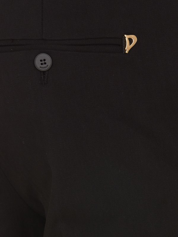 iKRIX DONDUP: Pantalones casual - Pantalón Casual - Negro