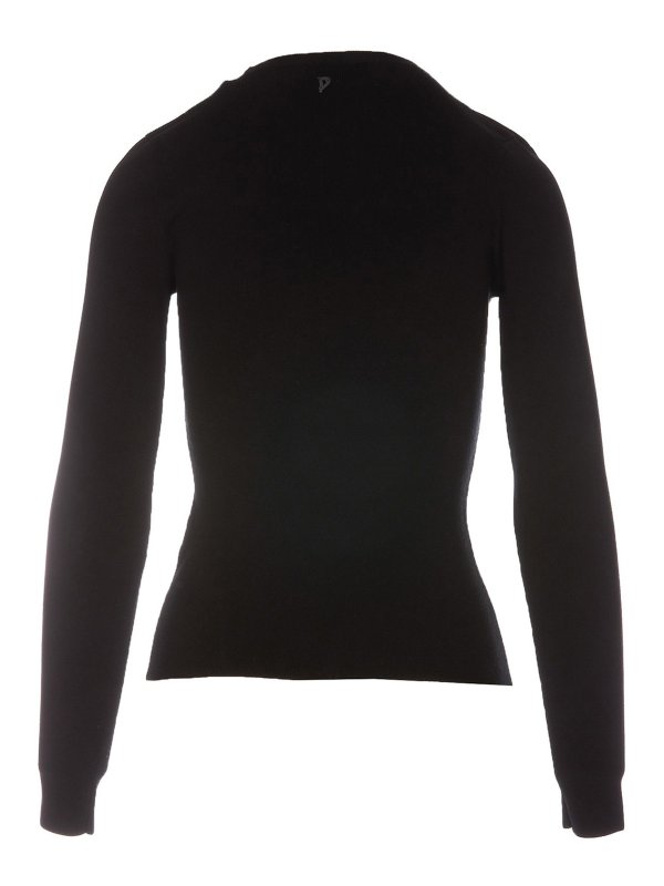 DONDUP: Suéteres con cuello pico online - Suéter Cuello Redondo - Negro