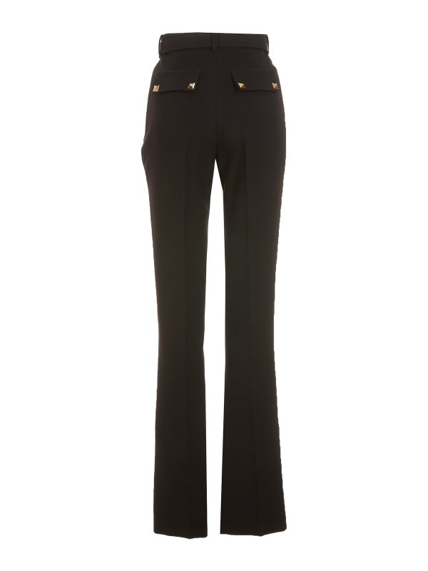 ELISABETTA FRANCHI: テーラードトラウザー online - テーラードパンツ - 黒