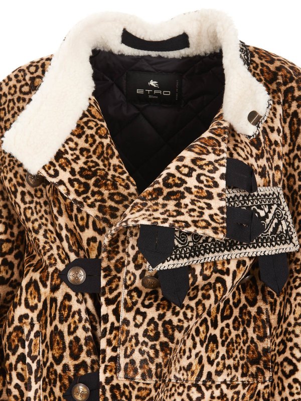 iKRIX ETRO: Fur & Shearling Coats - Leopard patterned jacket