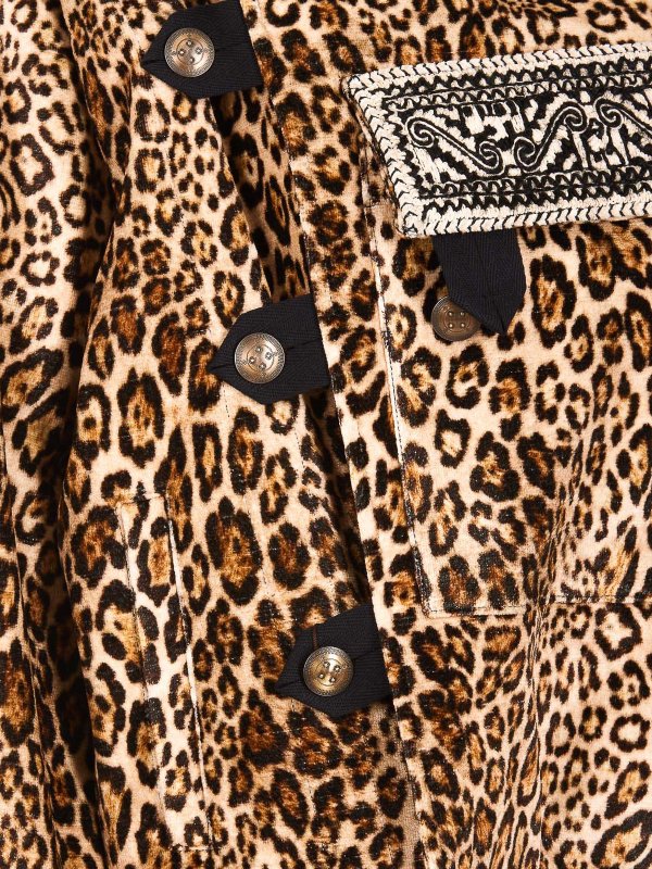 Leopard patterned jacket shop online: ETRO