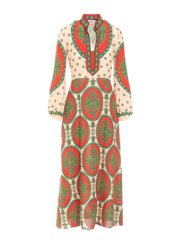 ETRO: Maxikleider - Maxikleid - Rot