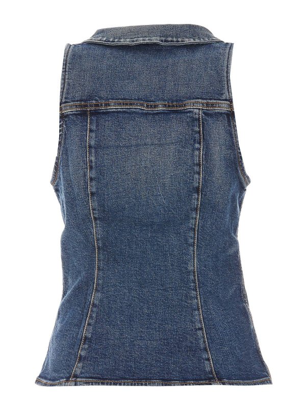 GANNI: デニムジャケット online - デニムジャケット - ミディアムウォッシュ