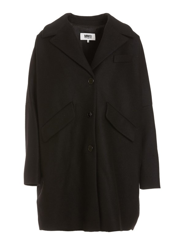 MM6 MAISON MARGIELA: knee length coats - Wool coat