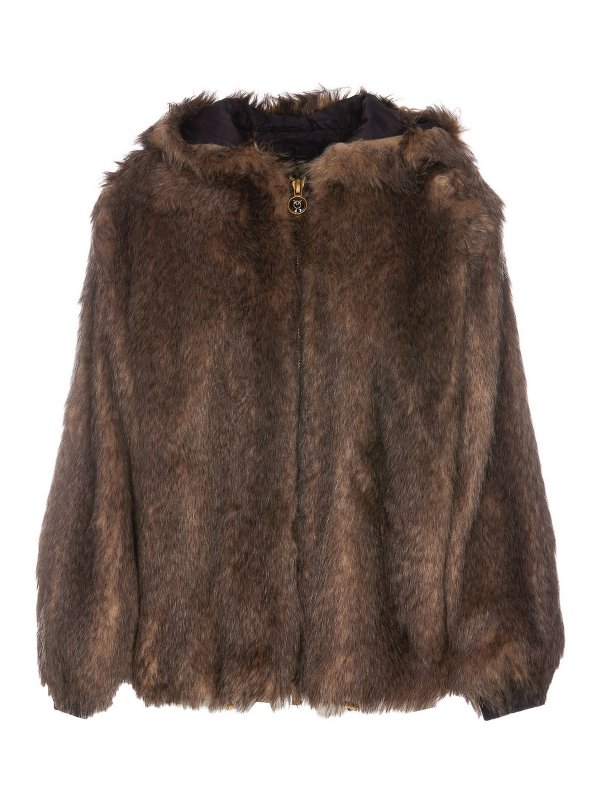 Pinko: 毛皮＆シアリングコート - 毛皮/ムートンコート - Blasa