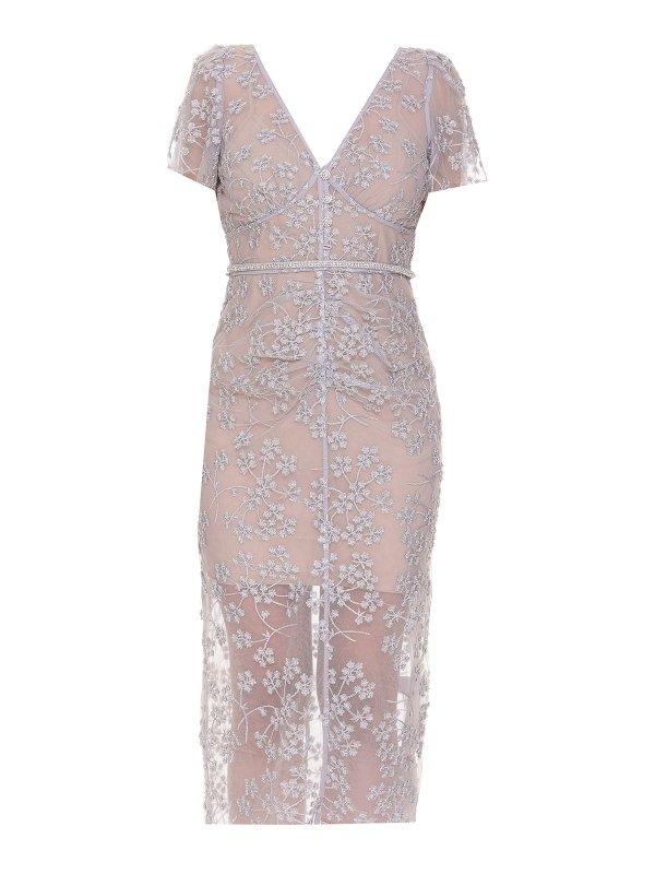 Self Portrait: カクテルドレス - カクテルドレス - 銀