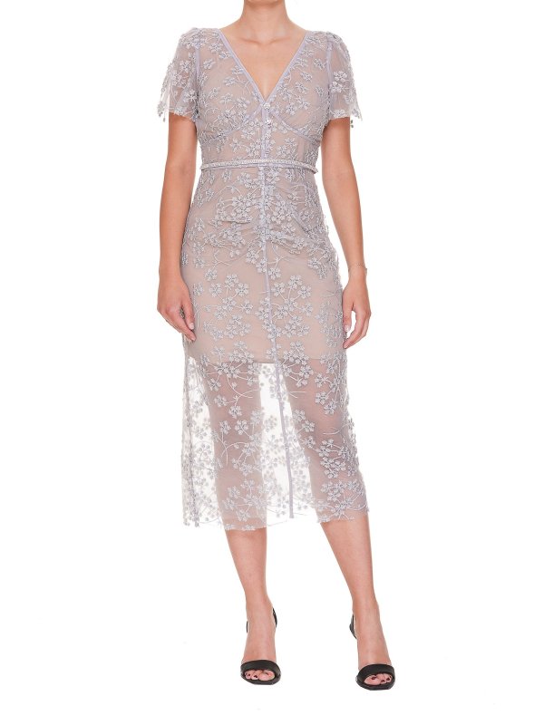 iKRIX Self Portrait: カクテルドレス - カクテルドレス - 銀