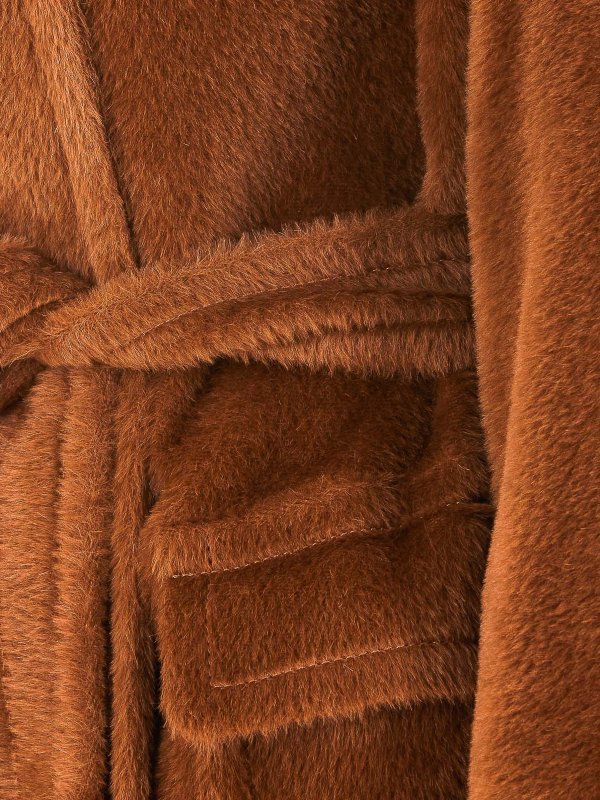 毛皮/ムートンコート - ブラウン shop online: TAGLIATORE