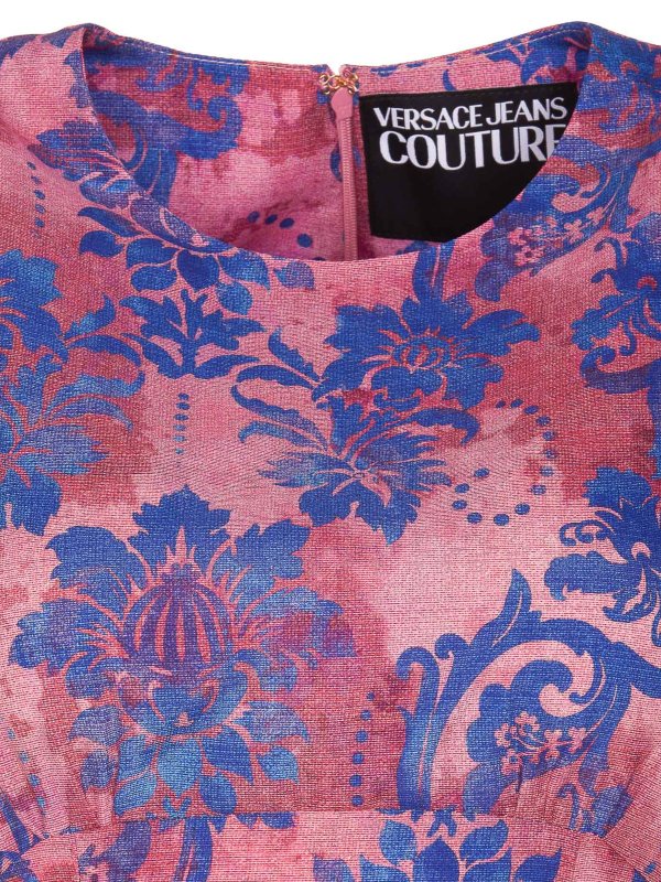 iKRIX Versace Jeans Couture: knee length dresses - Baroque print dress