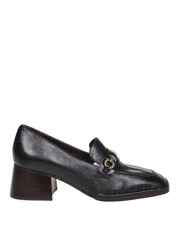 TORY BURCH: Loafers & Slippers - Perrine loafers with logo clamp