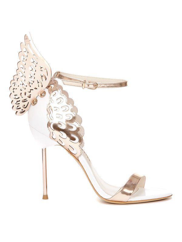 Sophia Webster: sandals - Butterfly detail laminated sandals