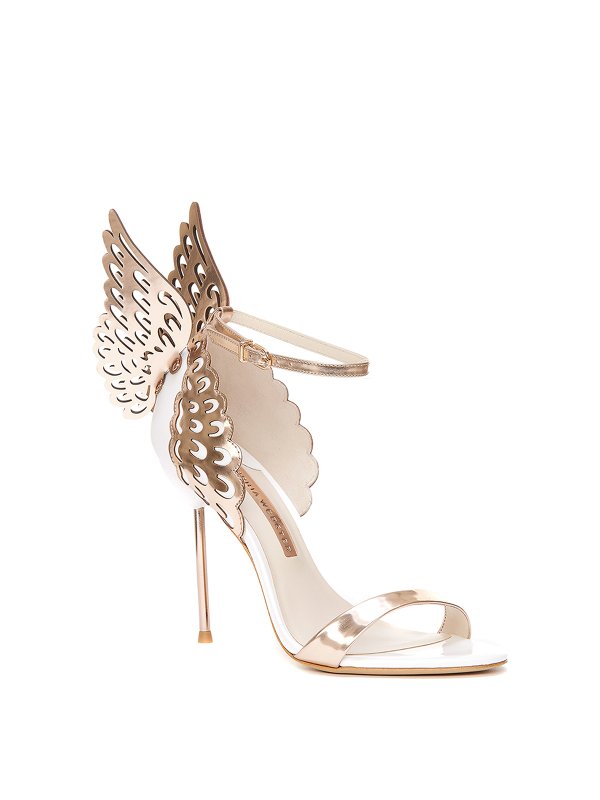 Sophia Webster: sandals online - Butterfly detail laminated sandals