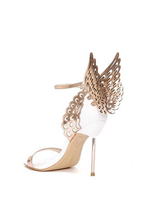 iKRIX Sophia Webster: sandals - Butterfly detail laminated sandals