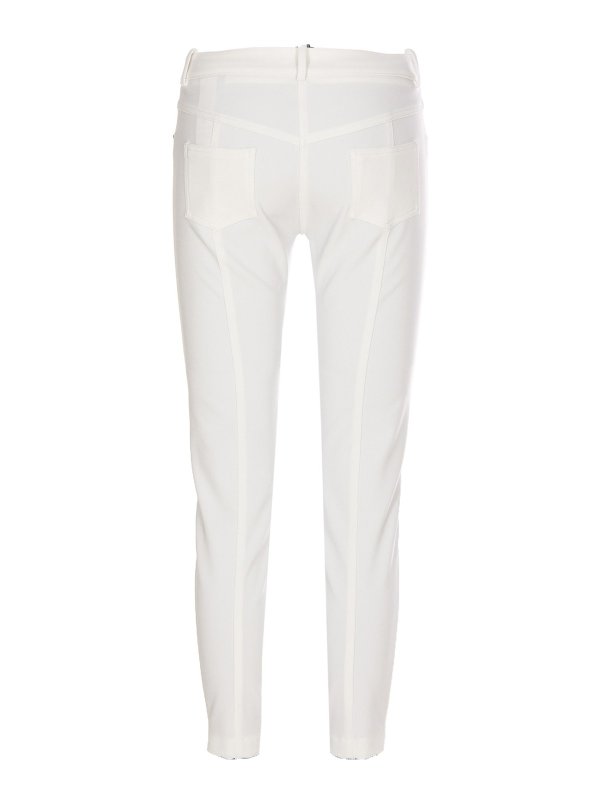 ELISABETTA FRANCHI: skinny jeans online - Stud-button jeans