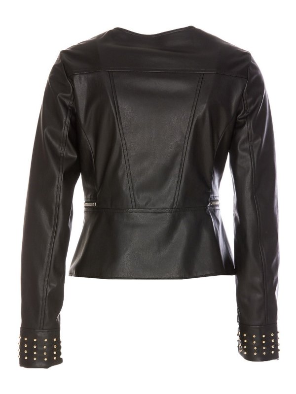 Liu Jo: Lederjacken online - Lederjacke - Schwarz