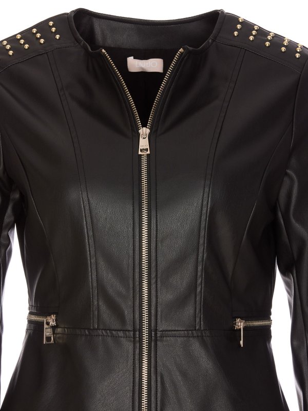 iKRIX Liu Jo: Lederjacken - Lederjacke - Schwarz