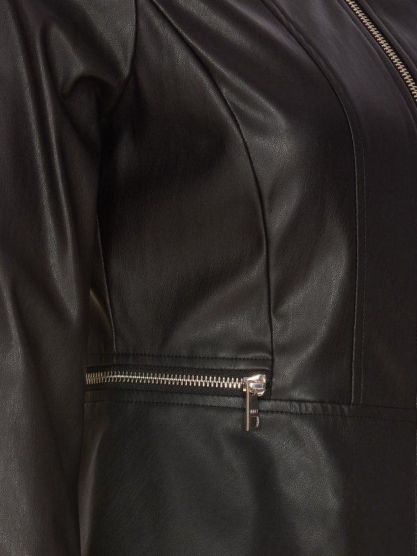 Lederjacke - Schwarz shop online: Liu Jo