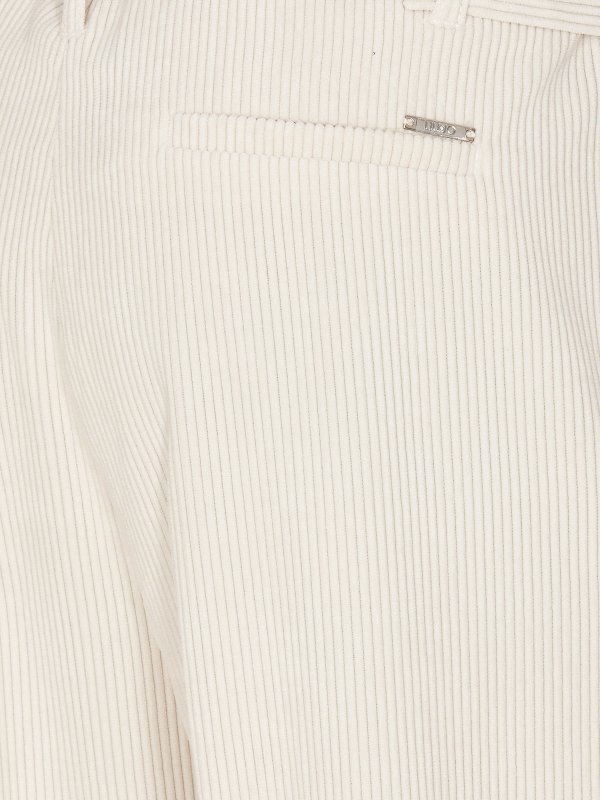 iKRIX Liu Jo: casual trousers - Belted corduroy trousers