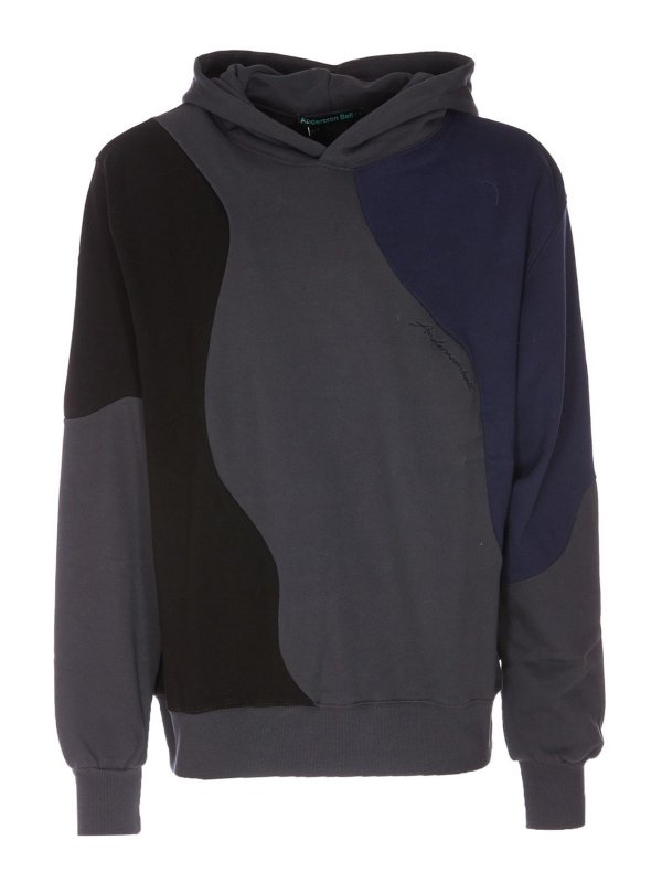 ANDERSSON BELL: Sweatshirts & Sweaters - Colour block hoodie