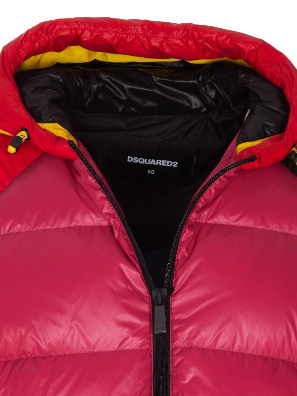 iKRIX DSQUARED2: padded jackets - Colour block puffer jacket