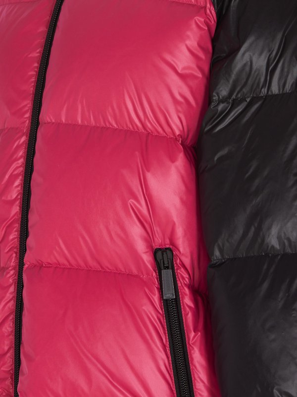 Colour block puffer jacket shop online: DSQUARED2