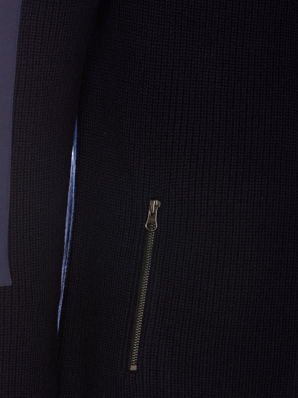 Ribbed wool hooded cardigan shop online: PREMIATA