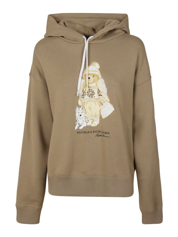 POLO RALPH LAUREN: スウェット＆セーター - スウェットシャツ/セーター - ベージュ